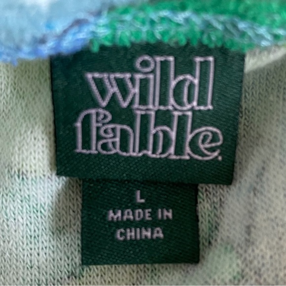 Wild Fable Green Printed Pattern Halter Style Jumper - Picture 5 of 5